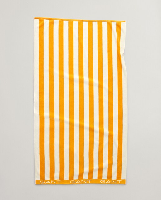 Imagen 0 de Toalla de rayas con logo