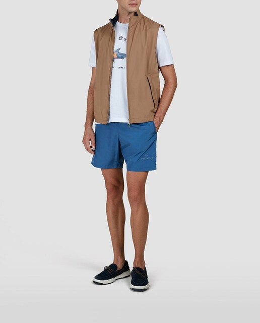 Imagen 0 de Bañador de hombre logo escrito en pernera