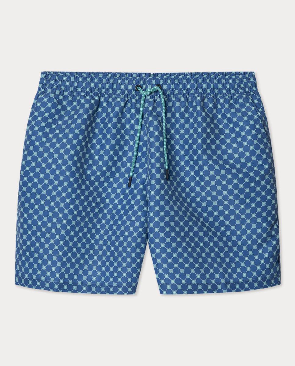 Imagen 0 de Bañador bermuda de hombre estampado tréboles