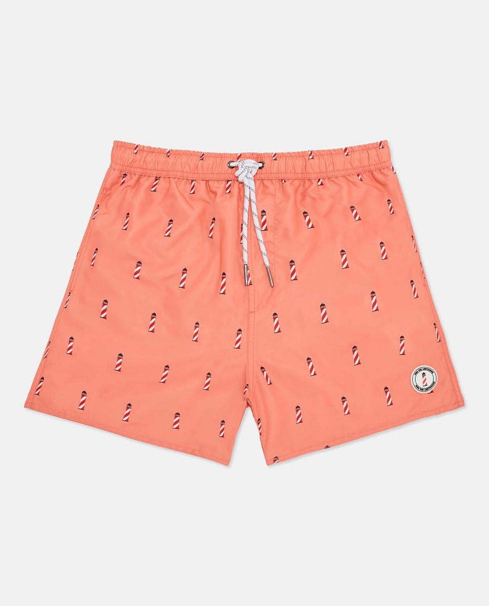 Imagen 0 de Bañador de hombre de corte surfer y estampado integral