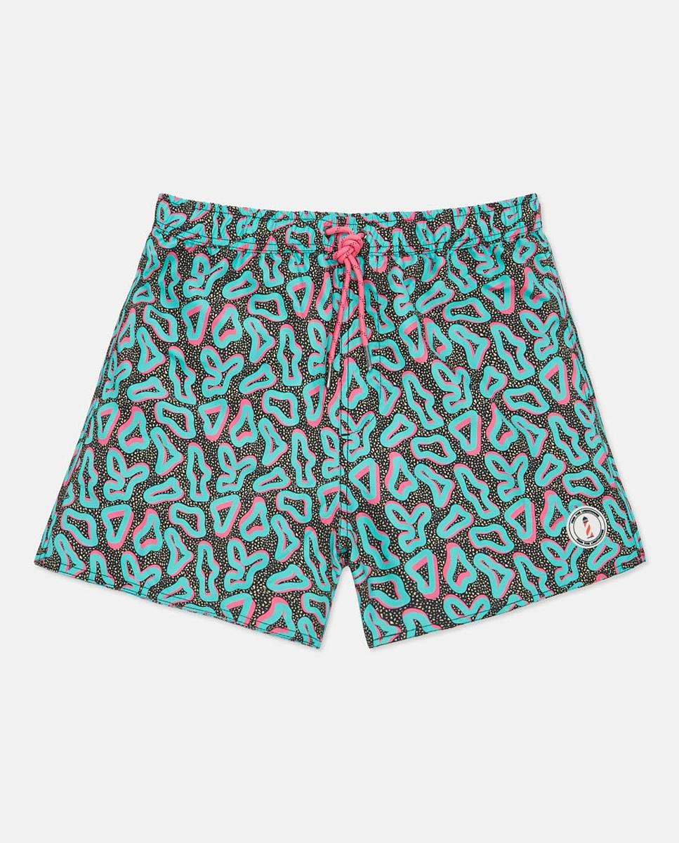 Imagen 0 de Bañador de hombre de corte surfer y estampado integral