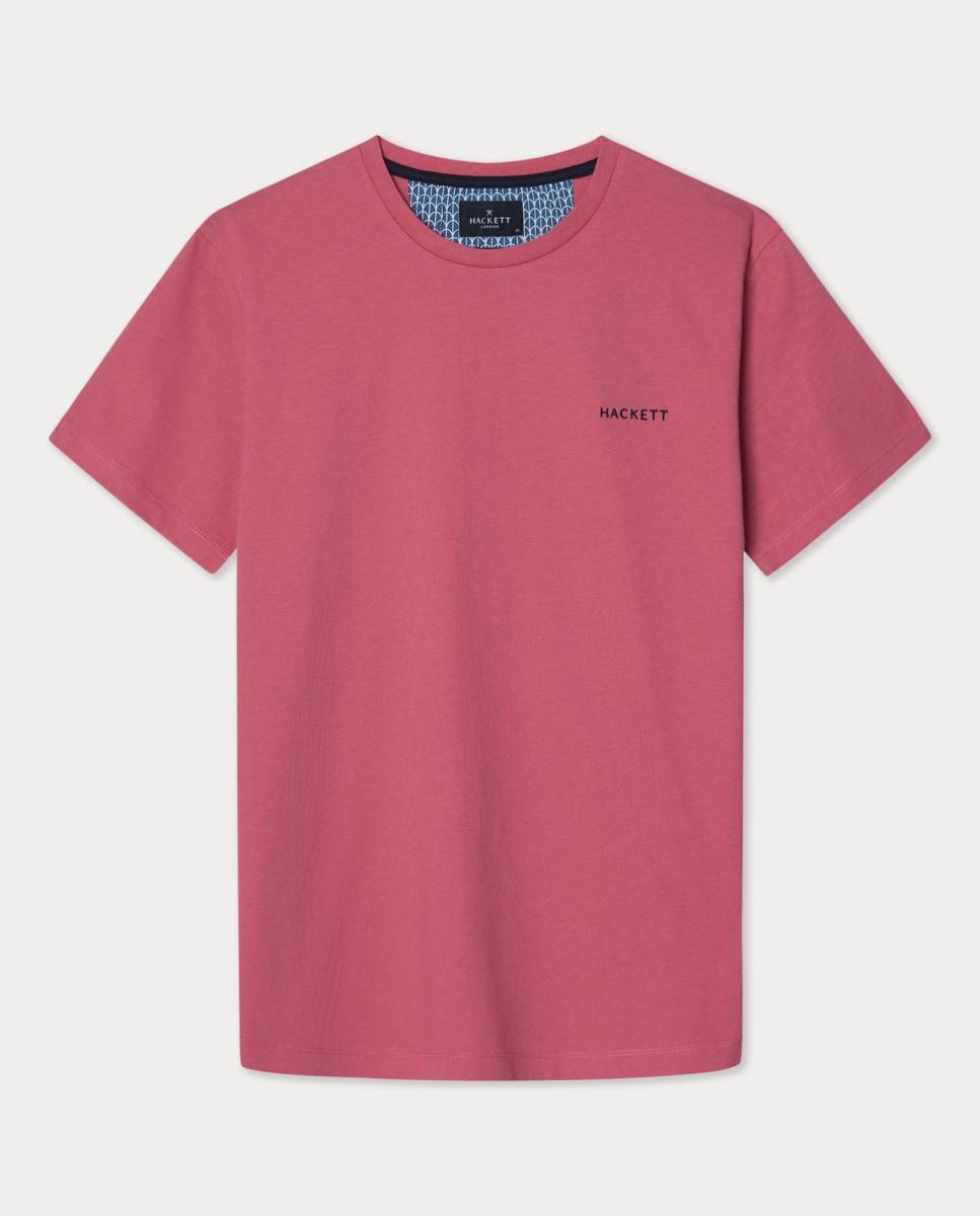 Imagen 0 de Camiseta de hombre de manga corta con cuello redondo y logo bordado