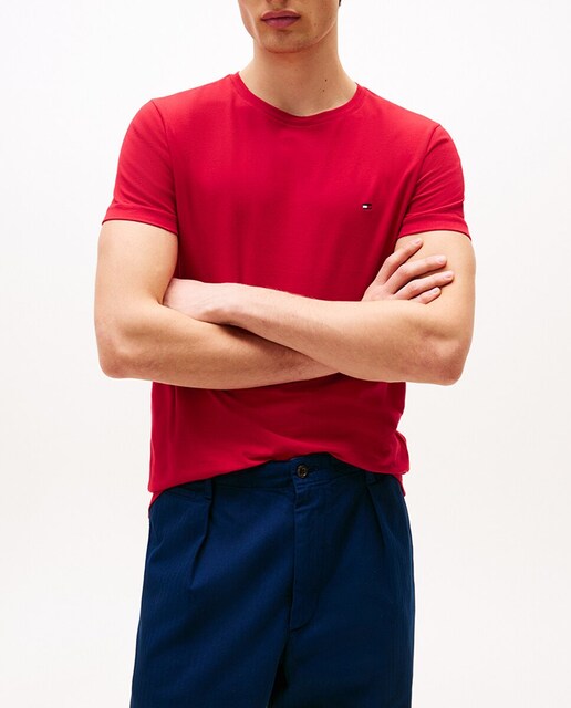 Imagen 0 de Camiseta de hombre con cuello redondo y manga corta