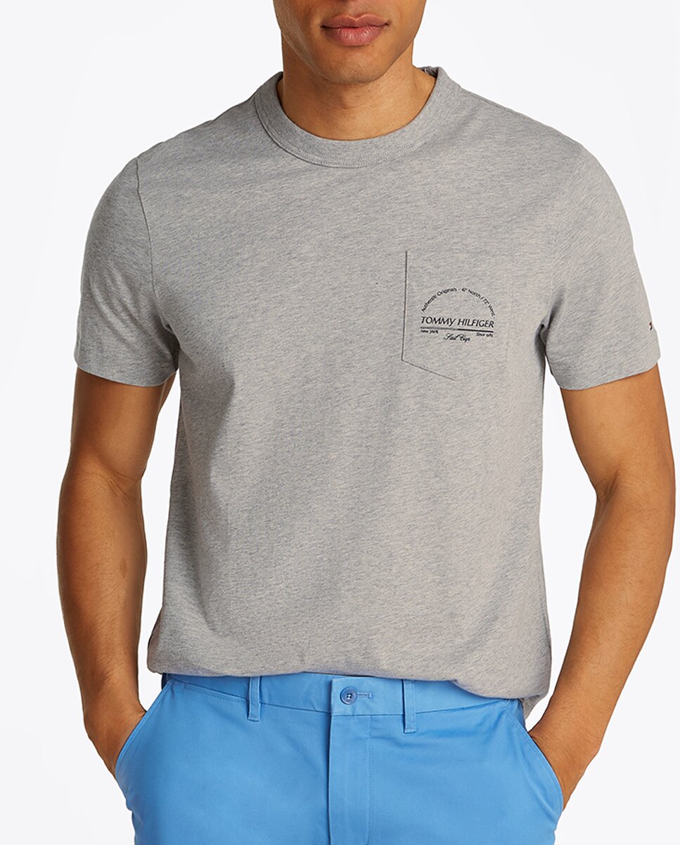 Imagen 0 de Camiseta de hombre con cuello redondo y manga corta