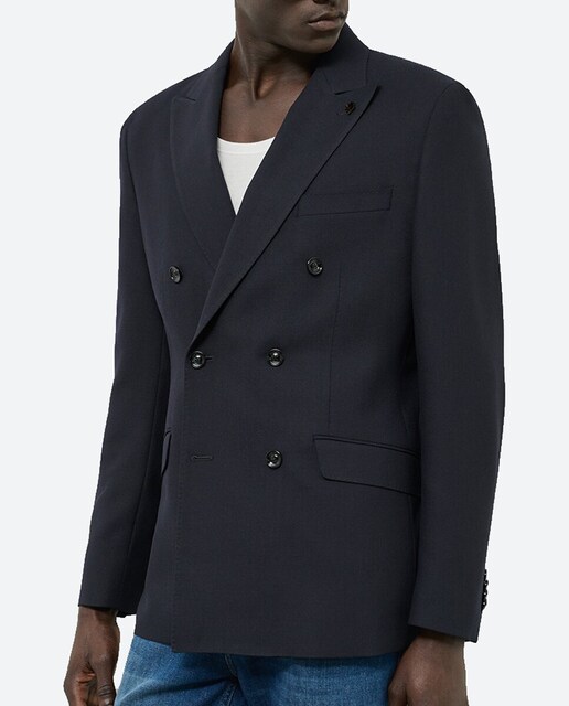 Imagen 0 de Chaqueta de hombre cruzada textura