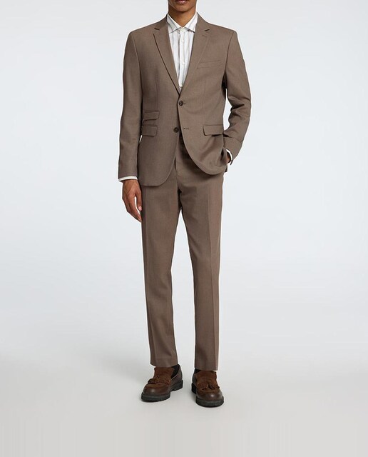 Imagen 0 de Chaqueta de traje de hombre Slim Fit lisa