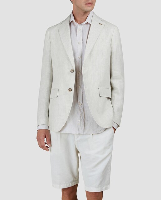 Imagen 0 de Americana de hombre 2 botones lino