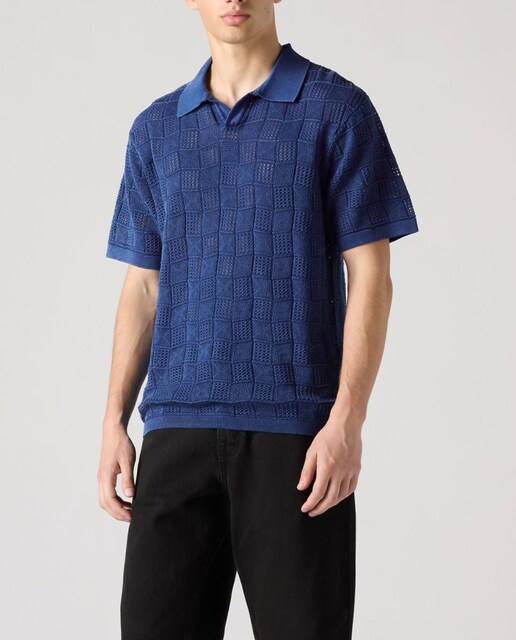 Imagen 0 de Jersey de hombre tipo polo de manga corta