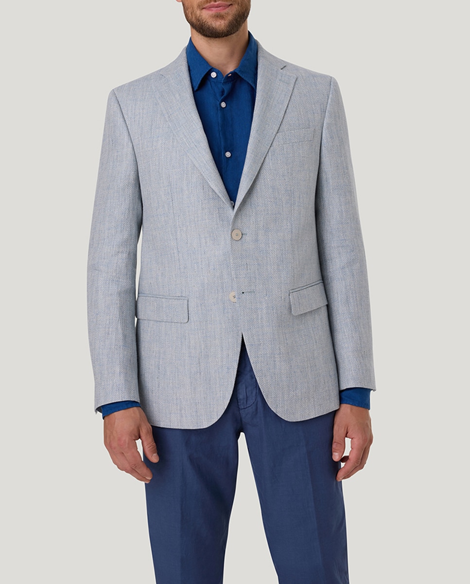 Imagen 0 de Chaqueta de hombre smart casual 100% lino