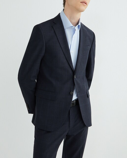 Imagen 0 de Americana traje cuadros de hombre