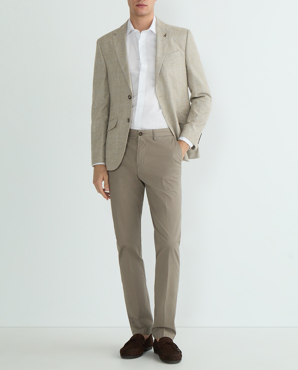 Imagen 0 de Chaqueta de hombre smart casual con cuadro de gales