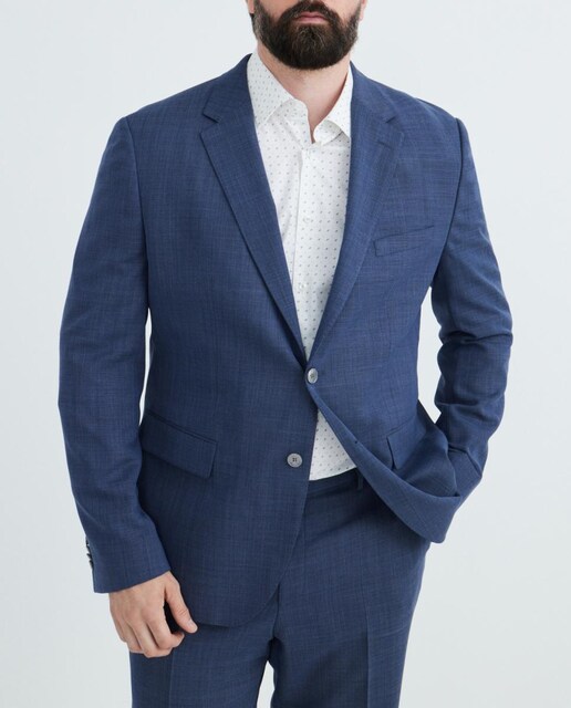 Imagen 0 de Chaqueta de hombre separada en liso tallas grandes