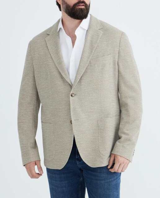Imagen 0 de Blazer de hombre clásico microestampado tallas grandes