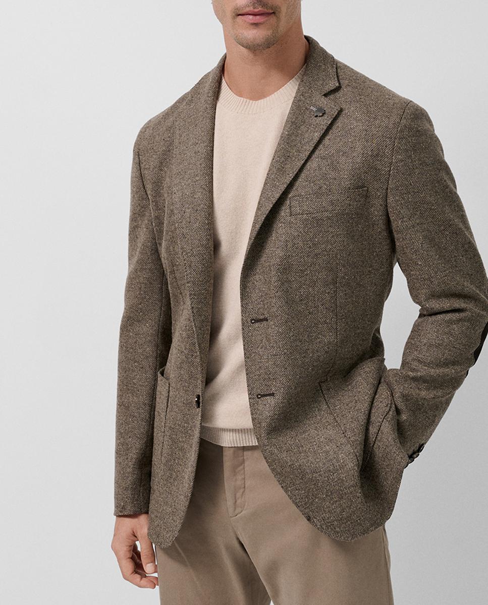 Imagen 0 de Chaqueta de hombre de lana con coderas