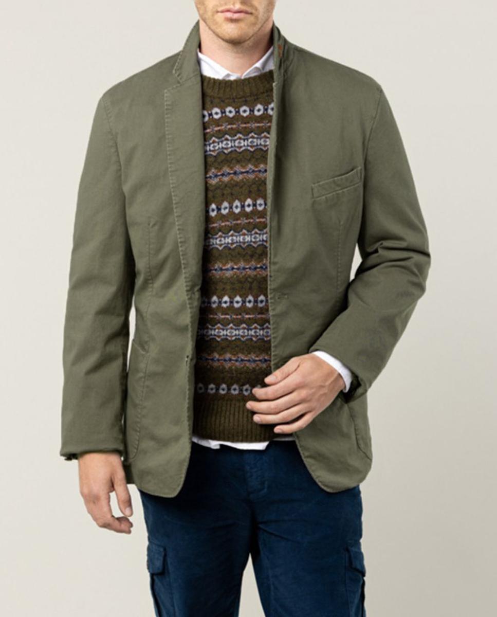 Imagen 0 de Blazer twill verde oscuro