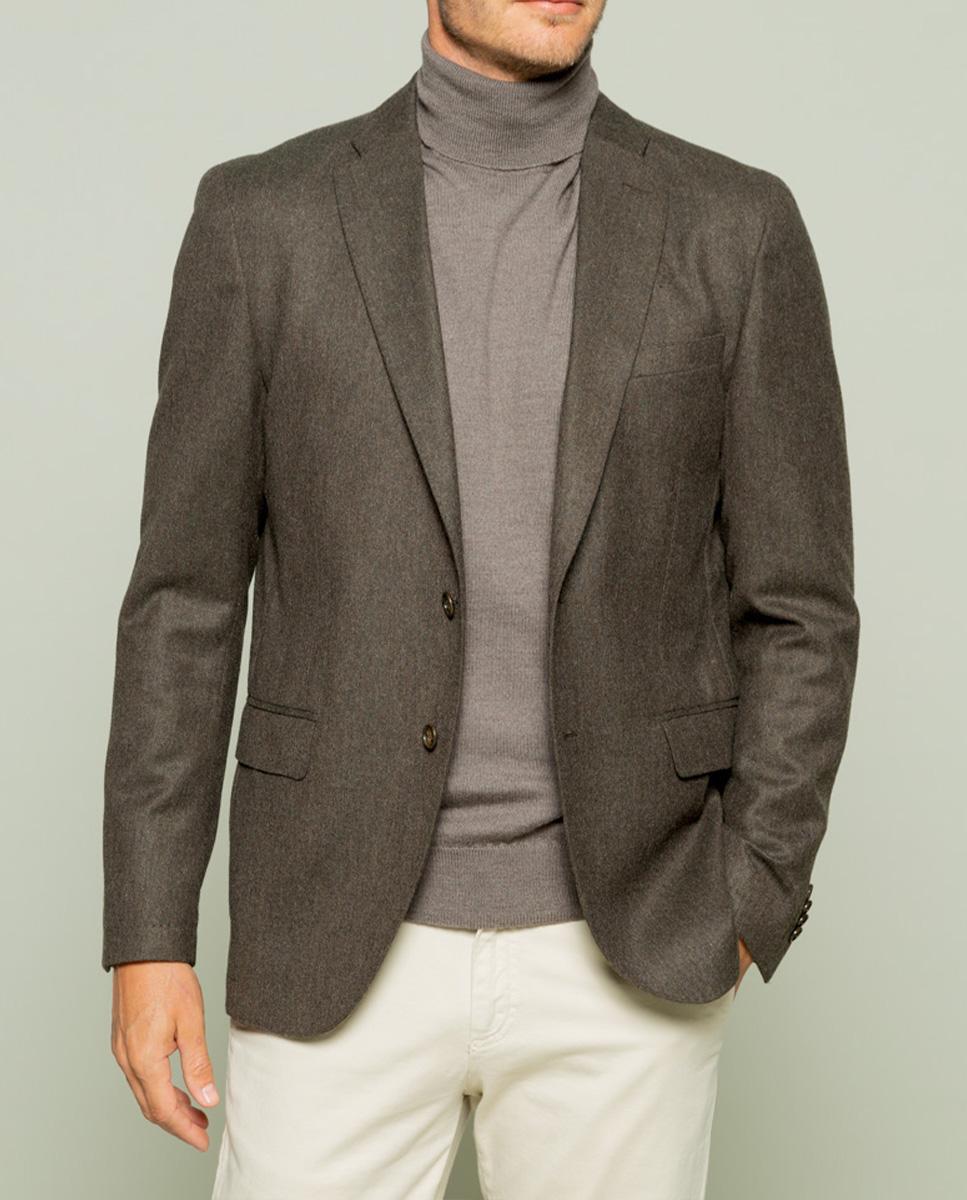 Imagen 0 de Blazer smooth wool marron