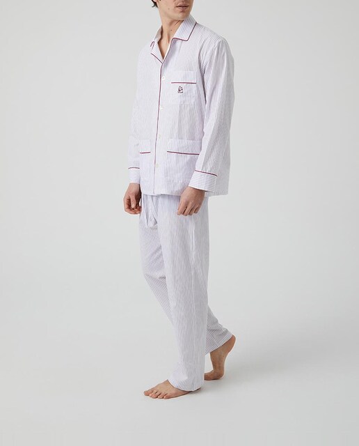 Imagen 0 de Pijama de hombre largo de tela