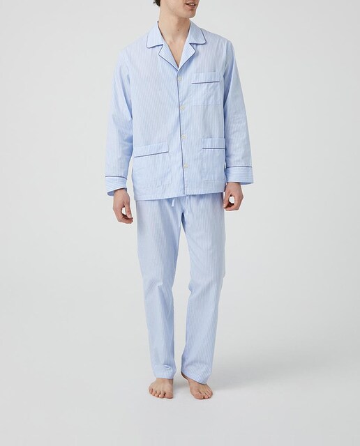 Imagen 0 de Pijama de hombre largo de tela