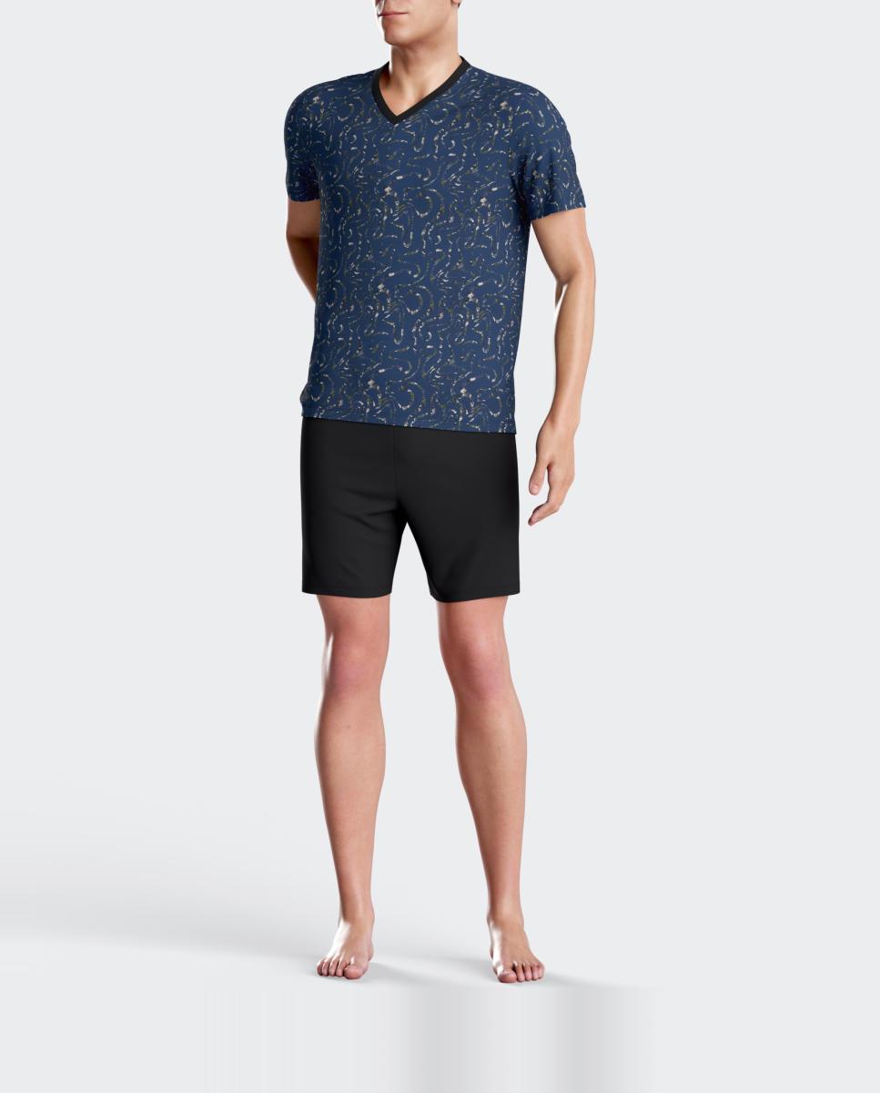 Imagen 0 de Pijama de hombre de algodón