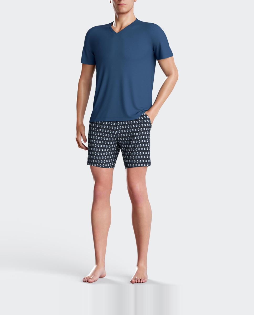 Imagen 0 de Pijama de hombre de lyocell y algodón