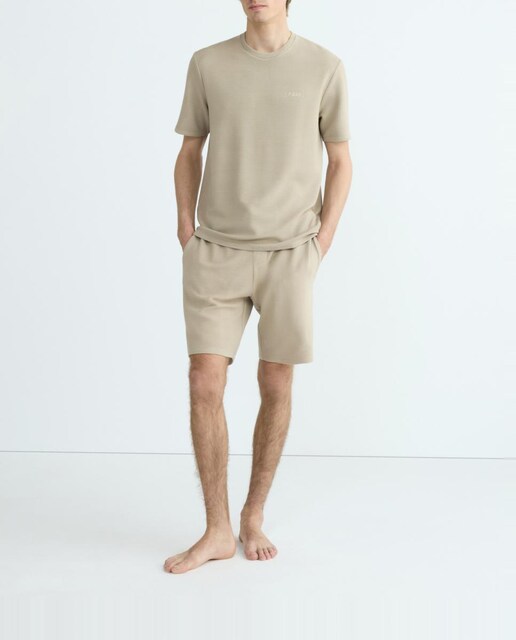 Imagen 0 de Pantalón corto de pijama de hombre color azul