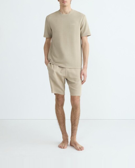 Imagen 0 de Camiseta manga corta de pijama de hombre en color azul.