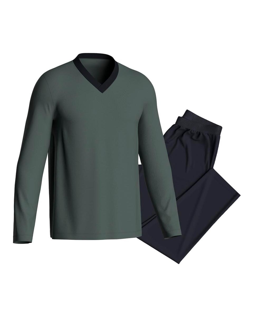 Imagen 0 de Pijama de hombre de algodón.