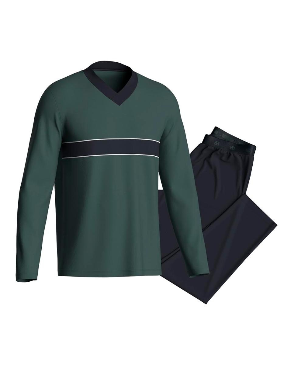 Imagen 0 de Pijama de hombre de algodón.