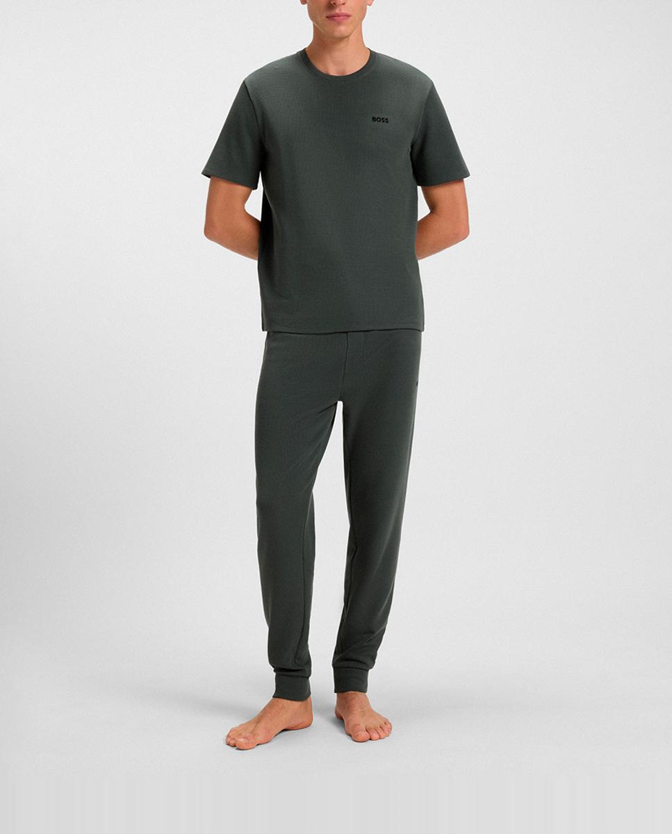 Imagen 0 de Pantalón largo de pijama de hombre en algodón.