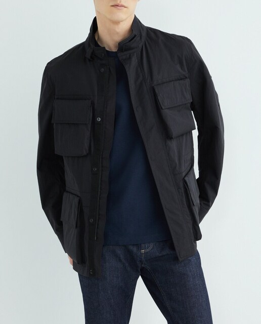 Imagen 0 de Chaqueta de hombre tres cuartos tipo sahariana