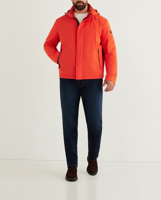 Imagen 0 de Cazadora de hombre typhoon capucha desmontable tallas grandes