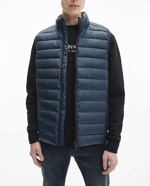 Imagen 0 de Cazadora con cremallera de poliéster reciclado de hombre