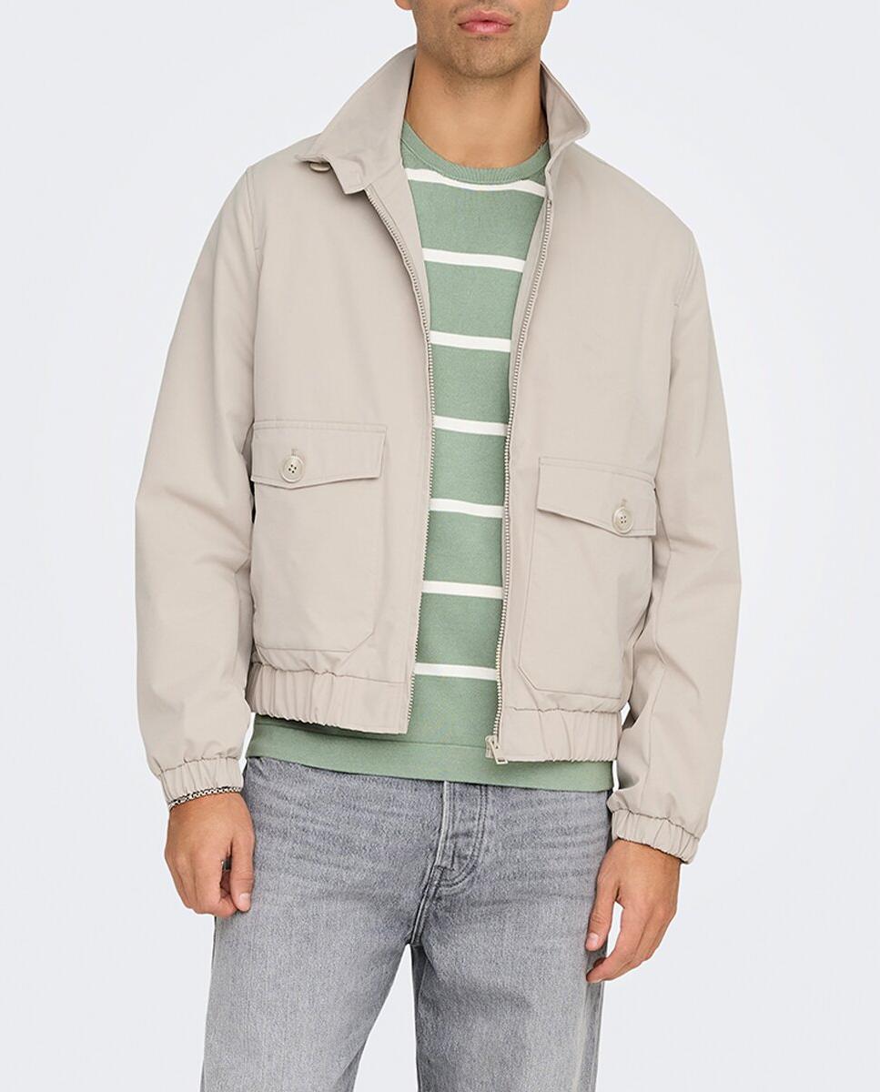 Imagen 0 de Chaqueta de hombre cuello alto regular fit