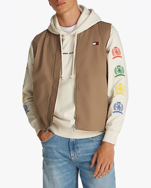 Imagen 0 de Chaleco de hombre con cierre de cremallera y fit regular