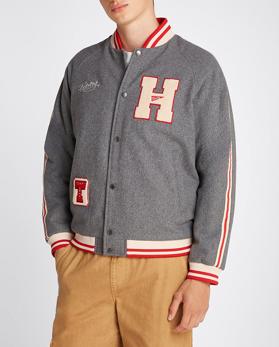 Imagen 0 de Chaqueta bomber de hombre estilo varsity