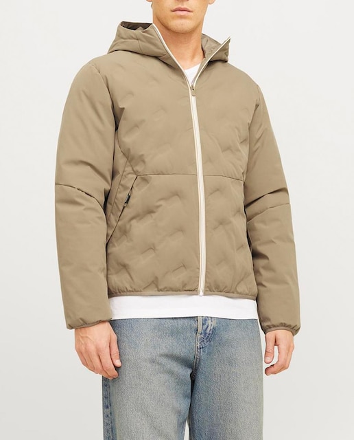 Imagen 0 de Chaqueta acolchada con cierre con cremallera de hombre