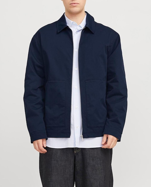 Imagen 0 de Chaqueta ligera con bolsillos delanteros y cierre con cremallera para hombre