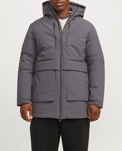 Imagen 0 de Abrigo confort acolchado concierre mediante cremallera  cuello con capucha de hombre