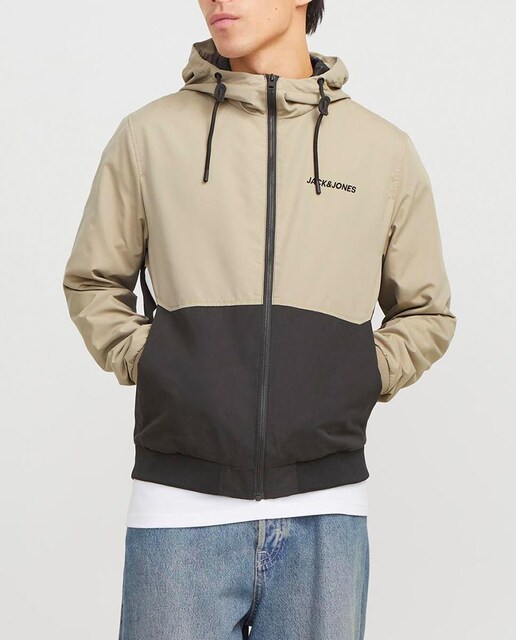 Imagen 0 de Chaqueta bomber de hombre lisa con bolsillos y cremallera