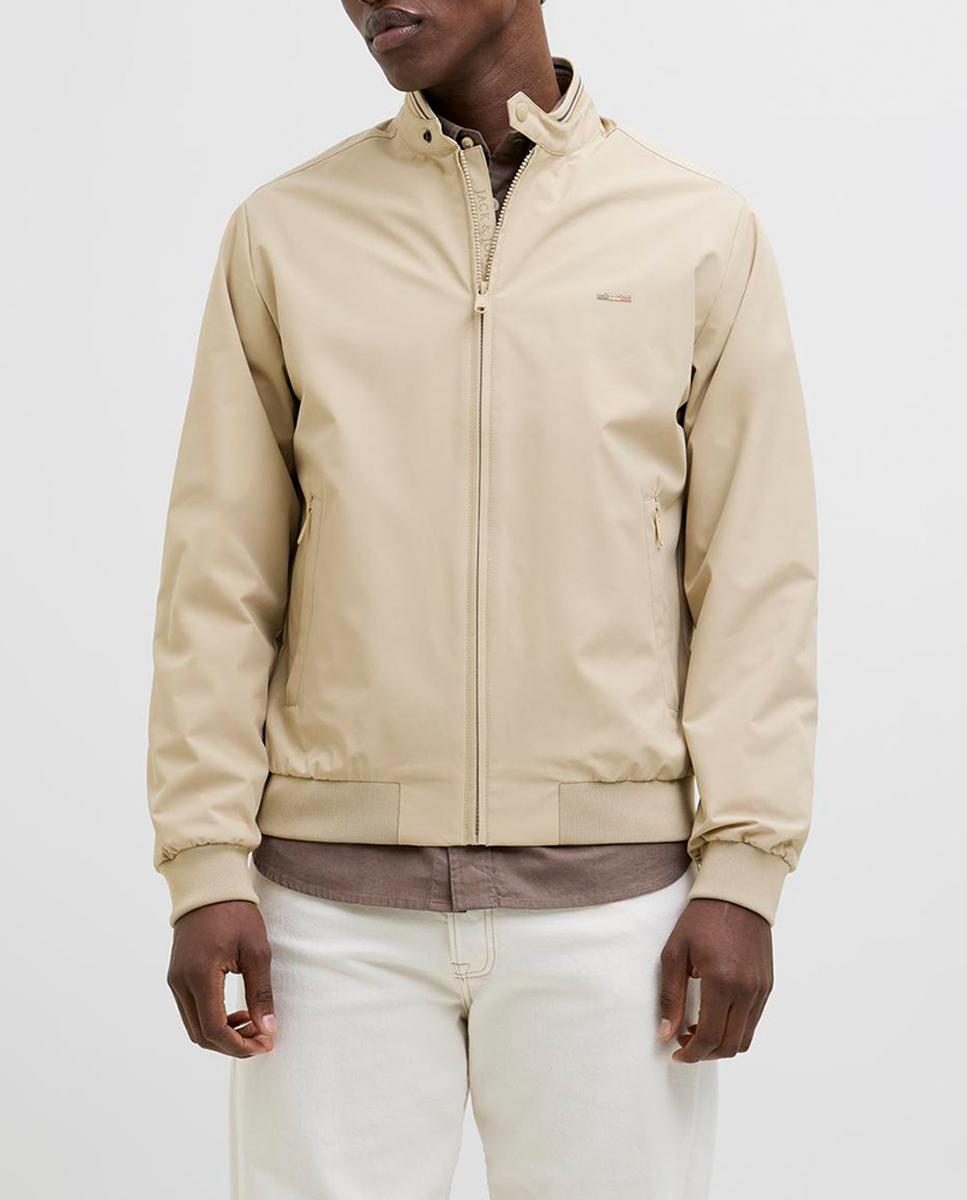 Imagen 0 de Chaqueta bomber de hombre lisa con bolsillos y cremallera de hombre