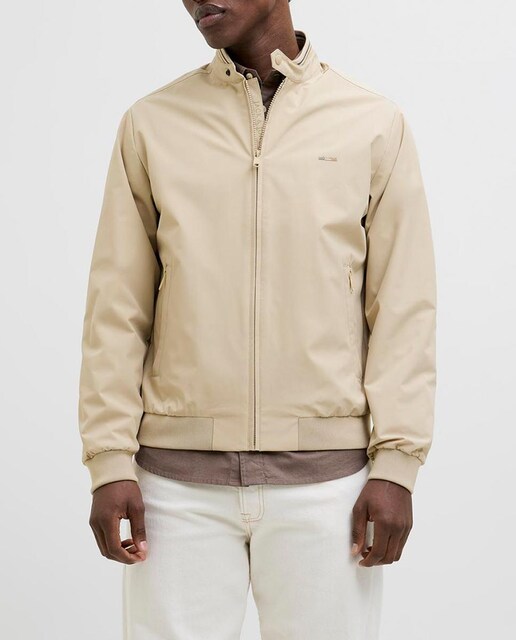 Imagen 0 de Chaqueta bomber de hombre lisa con bolsillos y cremallera de hombre