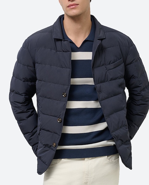 Imagen 0 de Plumíferos de hombre acolchada tejido técnico