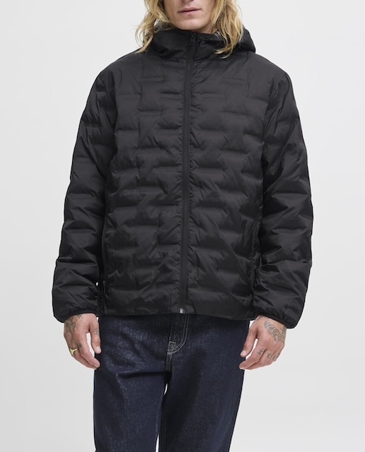 Imagen 0 de Chaqueta acolchada de hombre con cremallera y capucha