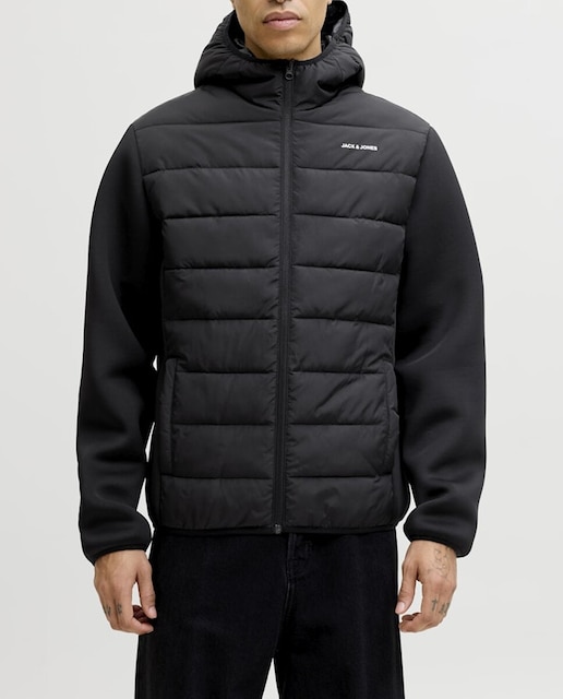Imagen 0 de Chaqueta hibrida de hombre con cremallera y capucha