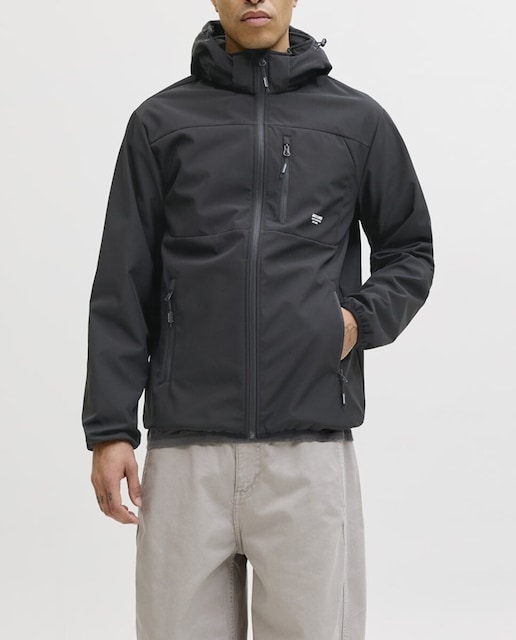 Imagen 0 de Chaqueta ligera softshell de hombre con cremallera y capucha