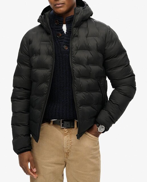 Imagen 0 de Abrigo de hombre acolchado con capucha