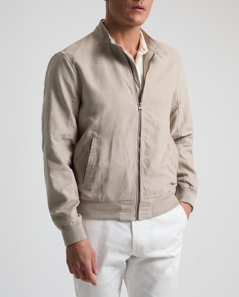 Imagen 0 de Cazadora suede cremallera