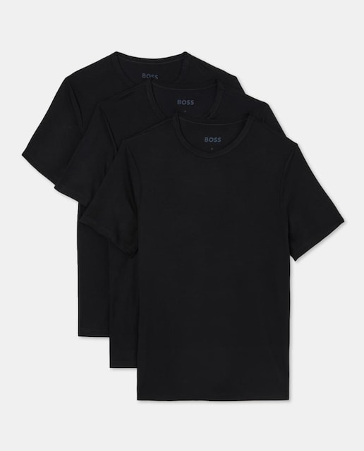Imagen 0 de Pack de tres camisetas de hombre de bambú.