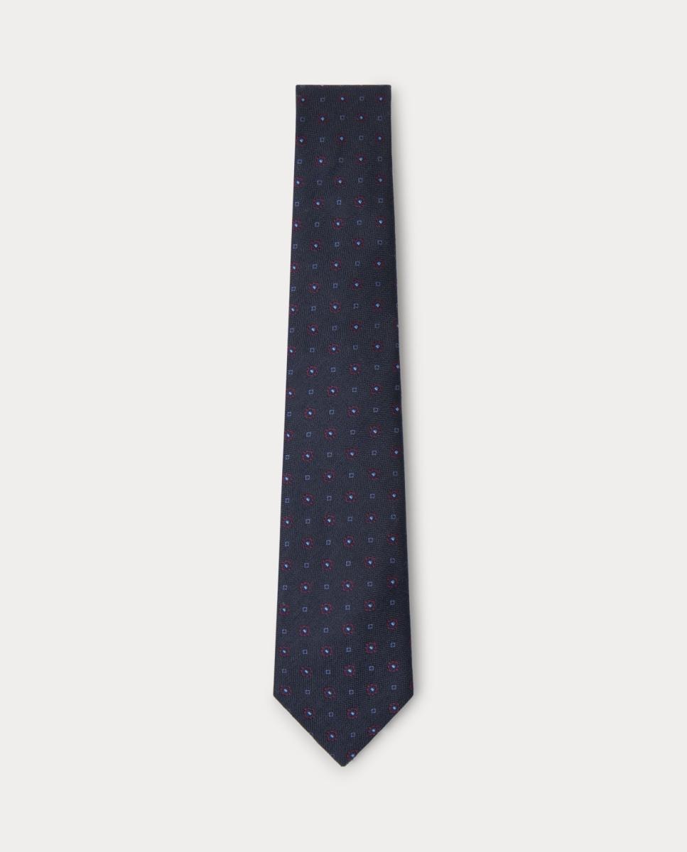 Imagen 0 de Corbata de hombre estampada de cuadrados y flores