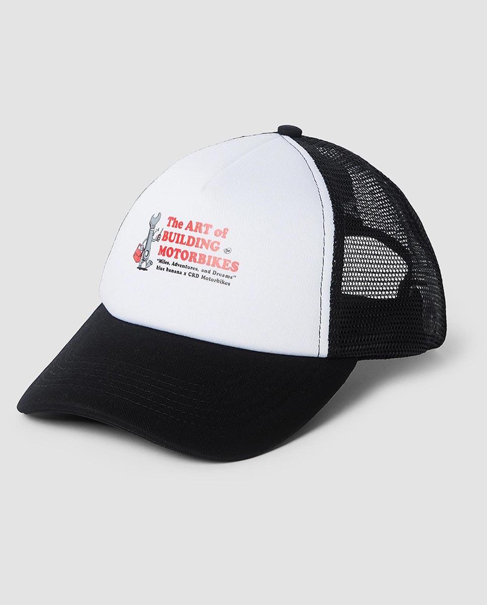 Imagen 0 de Gorra bicolor con gráfico en la parte frontal de hombre